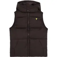 Lyle & Scott Ripstop Quilted Gilet - Brown - 164-170