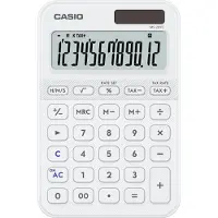 Casio MS-20YC 12-numeroinen pöytälaskin - valkoinen