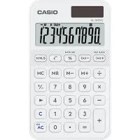 Casio SL-310YC, Tasku, Perus, 10 lukua, Akku/Aurinko, Valkoinen (SL-310YC-WE)