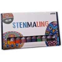Hobby Mate Stone paint 10*30ml PRIMARY colors