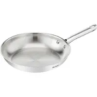 Tefal Duetto On Fry Pan 20 Cm, Uncoated - Silver - Ø 20 CM