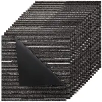 Vevor -mattolaatat, uudelleenkäytettävät, 610 x 610 mm, 24 kpl modulaarinen neliönmuotoinen matto, pehmeä pehmustettu lattiamateriaali saumattomaan peitteeseen 8,9 m², helppo tee-se-itse-korvaus olohuo