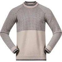 Bergans Alvdal Wool Jumper Men Sandstone/Navy Blue XL