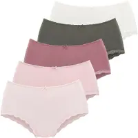 LASCANA Alushousut oliivi / roosa / eosiini / pastellinpinkki / valkoinen
