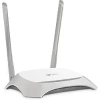TP-LINK TL-WR840N -reititin, Wi-Fi 4, N300, Single-band, harmaa, valkoinen