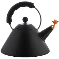 Alessi - 9093 Vedenkeitin 2L Musta/Oranssi