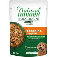 NATURAL TRAINER 12x100g Bocconcini Adult Small & Toy paloja kastikkeessa kalkkuna