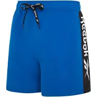 Reebok Performance Mens Rbk Swim Shorts Clayton - Blue - S