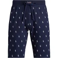 Ralph Lauren for man. 714844765001 Navy knitted pyjama shorts (XXL), Homewear, Cotton