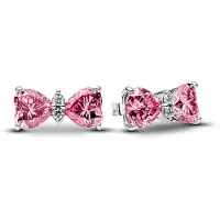 Pandora Timeless hopeiset rusettikorvakorut 294265C01