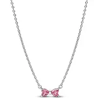 Pandora Timeless vaaleanpunainen rusetti kaulakoru 45cm 394235C01-45