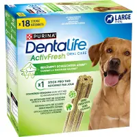 Purina Dentalife 4x18 kpl Active Fresh suurille koirille -koiranherkut