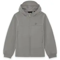 Lyle & Scott Tonal Eagle Softshell Jacket - Grey - 14-15