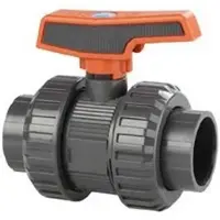 Cepex 37053 Pvc-u Ø2 1/2 Palloventtiilit Standardisarja Ptfe Epdm Bsp Naaraskierre Musta Piste