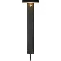 Nordlux LED-aurinkokäyttöinen polkuvalo Rica Square, kulmikas Square, Musta, Metalli, Moderni,