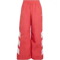 Adidas Housut 'BLOCKED WASHED TRACK' karpalo / valkoinen