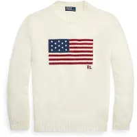 Ralph Lauren unisex. 710718281009 The iconic white flag jersey (L), Casual, Cotton
