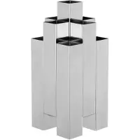 Ferm Living Tessera-maljakko 3x3 Mirror polished