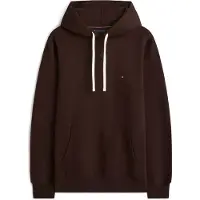 Tommy Hilfiger Collegepaita 'ESS SEASONAL' kastanjanruskea / valkoinen