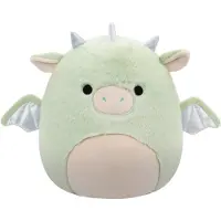 Squishmallows 30 Cm P21 Fuzz A Mallows Drew Dragon - Green - 30 cm