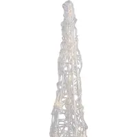QAZQA Joulukuusi läpinäkyvä 60cm sis. LED IP44 - Coni