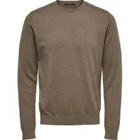 Selected Slmberg Crew Neck Noos - Brown - M