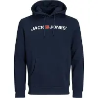 Jack & Jones Jjecorp Old Logo Sweat Hood Noos - Navy - S
