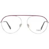 Tod'S TO5247 55/15/140 Matte punaiset metalliset silmälasit Naisille TO5247