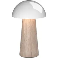 Kreafunk - Bello kannettava LED-pöytälamppu 12x19,6 cm vaalea puu