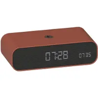 Kreafunk - Wakie herätyskello Wake-up-valolla ja Qi:llä 16x8x4,5 cm terrakotta