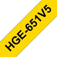 Brother HGE651V5 24 BLACK ON YELLOW