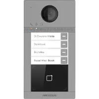 Hikvision DS-KV8413-WME1(C) 4-nappinen metallinen huvilaoviasema (DS-KV8413-WME1(C))