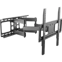 Techly ICA-PLB 3646, 200 x 200 mm, 400 x 400 mm, -20 - 10°, -60 - 60°, Terästä, Musta (ICA-PLB-3646)