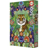 Educa 500 Pieces Bengal Tiger Puzzle Monivärinen