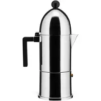 Alessi La cupola 6 Kuppi/Kupit Musta