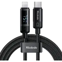 Mcdodo Laturikaapeli USB-C Salamannopea Lataus iPhonelle 1M LED
