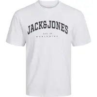 Jack & Jones Jjecaleb Varsity Tee Ss O-Neck Noos Jnr - White - 128