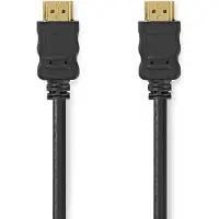 Nedis HS HDMI-kaapeli 1,5m Ethernet, musta, CVGB34060BK15