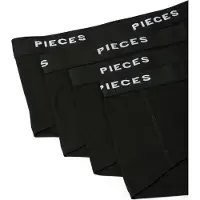 Pieces Pclogo Lady 4 Pack Solid Noos Bc - Black - S