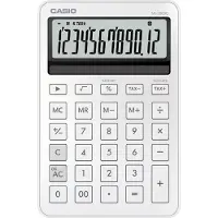 Casio MS-200DQ 12-numeroinen pöytälaskin Valkoinen