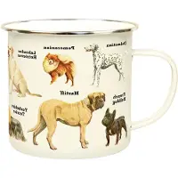 Gift Republic Emalje Krus Hunde - White - 50 CL