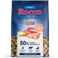 Rocco 5x1kg Adult Classic nauta & lohi koiran kuivaruoka