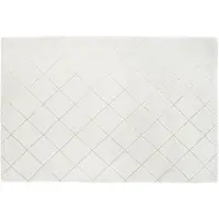 DKD Home Decor Matto DKD Home Decor Valkoinen moderni (120 x 180 x 2,2 cm)