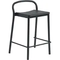 Muuto Linear Steel Matala baarijakkara Anthracite Black