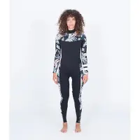 Hurley Plus Printed 3/2 Mm Naisten Pitkähihainen Neopreenipuku Vetoketjulla Rinnassa
