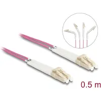 DeLOCK 88086\, 0,5 m, OM4, LC, LC