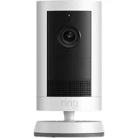 Ring Outdoor Cam Plus Battery Retinal 2K valvontakamera, valkoinen