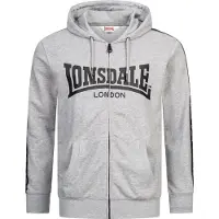 Lonsdale Collegetakki 'BIGTON' harmaa / musta