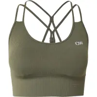 ICANIWILL Ribbed Define Seamless Urheiluliivit Vihreä