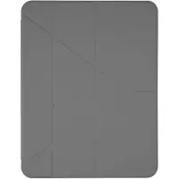 POMOLOGIC - BookFold Clear for iPad Air 13 M2/M3/M4 Clear/Grey
